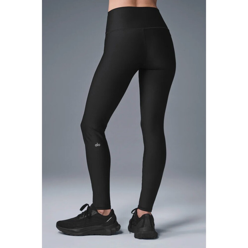 Alo Yoga High-Waist Airlift Legging in Black Full Length Size Large - Picture 2 of 7